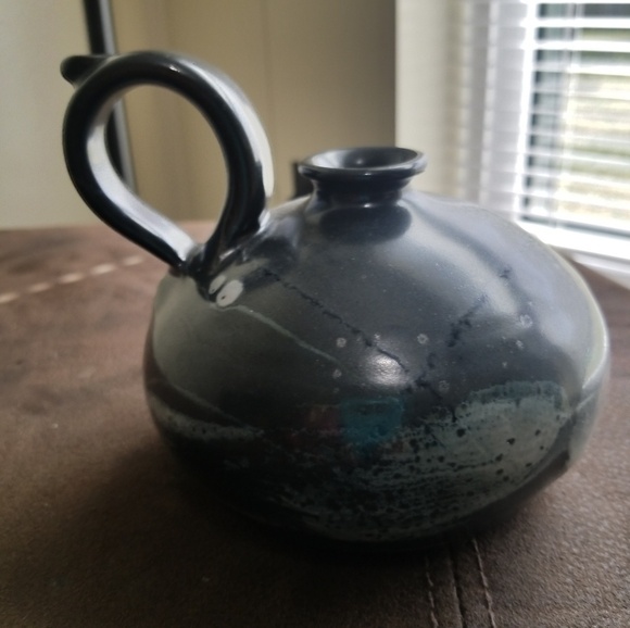 Studio Pottery Pot MCM Bud Vase Stoneware - Picture 2 of 6